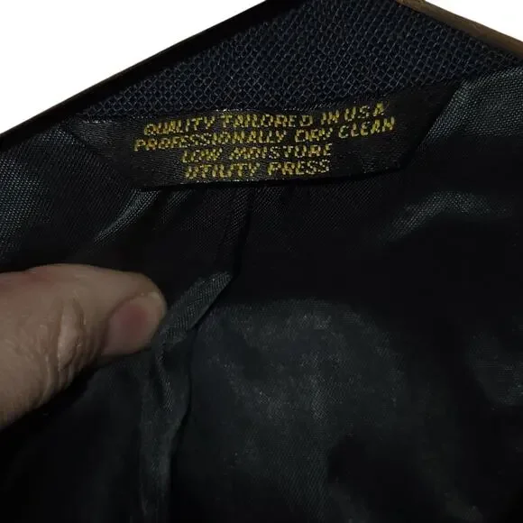 Larry Rubin Med/Large Premium Classic Black Blazer [0149] - Picture 9 of 11